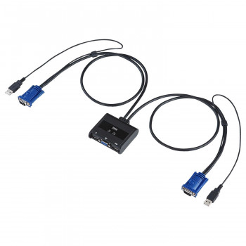 サンワサプライ パソコン自動切替器 2:1 SW-KVM2UUN