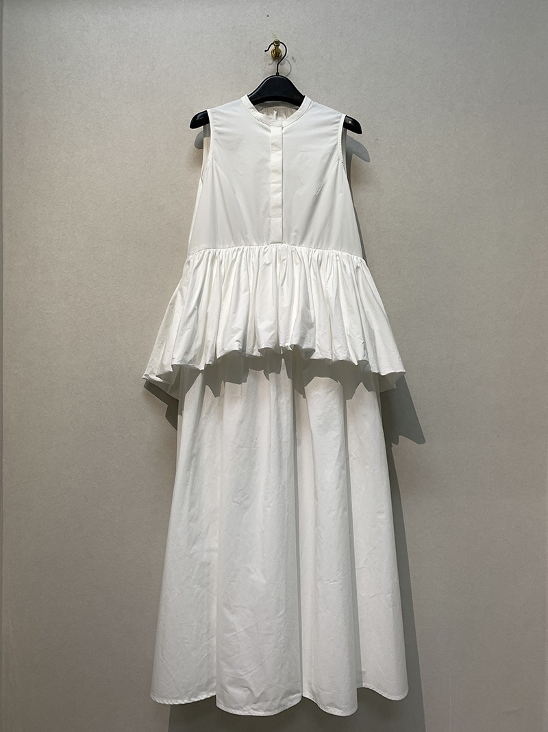 高定型モダンクラウドゆったり軽やかワンピース着やせロングスカート