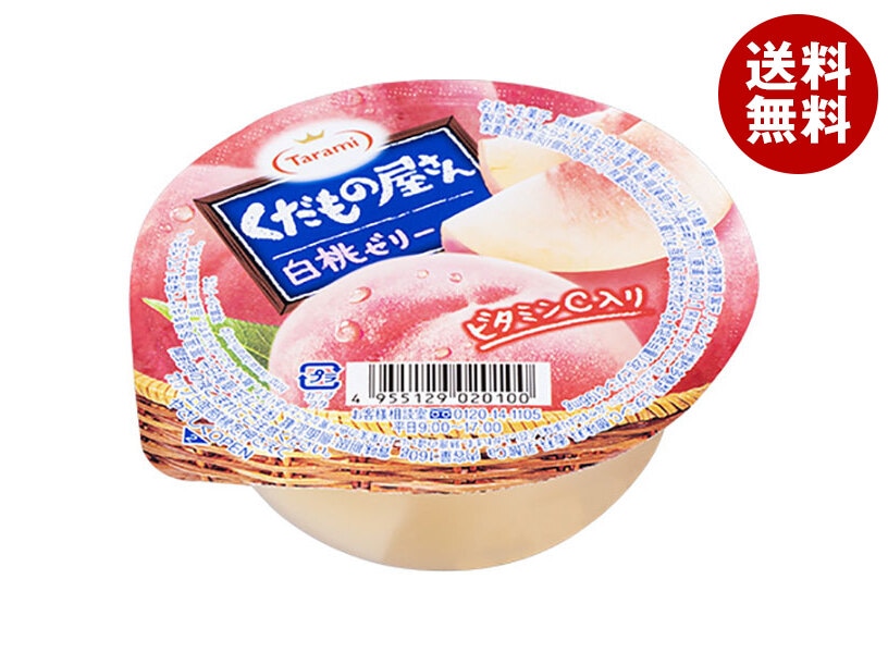 たらみ くだもの屋さん 白桃ゼリー 160g×36(6×6)個入×(2ケース)