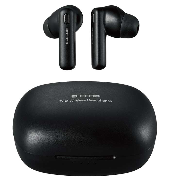 完全 ワイヤレスイヤホン Bluetooth 無線 AAC対応 ノイズキャンセリング Type‐C充電 カナル型 iPhone Android スマホ 各種対応 ブラック