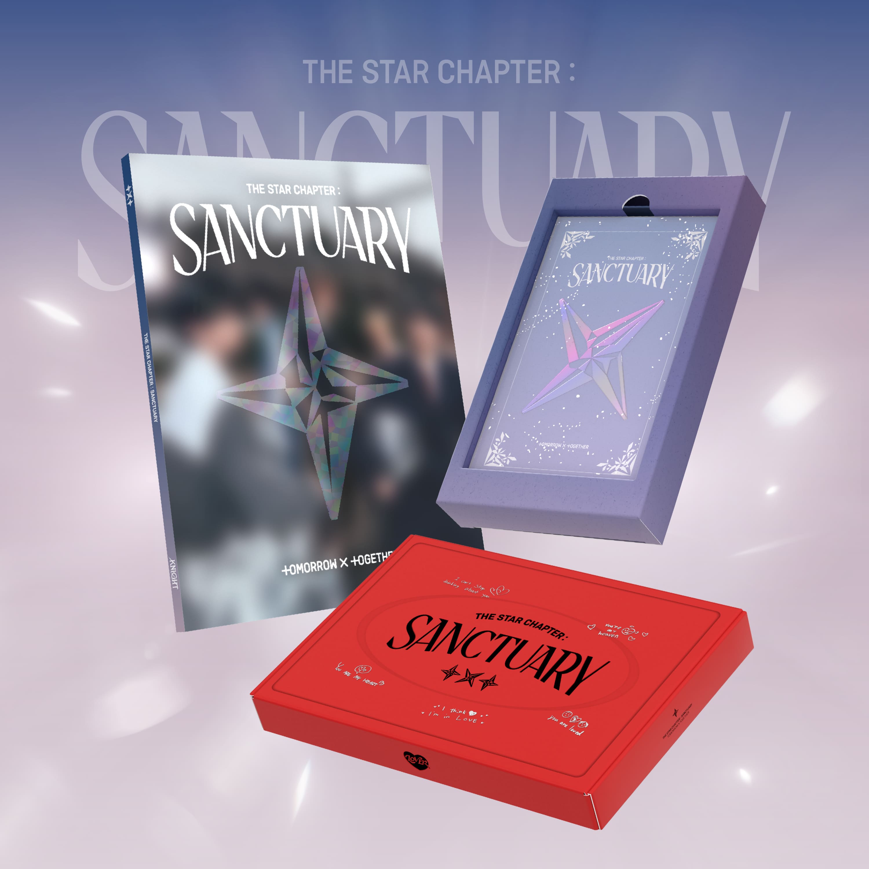 [MEGA] [3種セット] TOMORROW X TOGETHER [THE STAR CHAPTER : SANCTUARY] チャート反映 当店特典