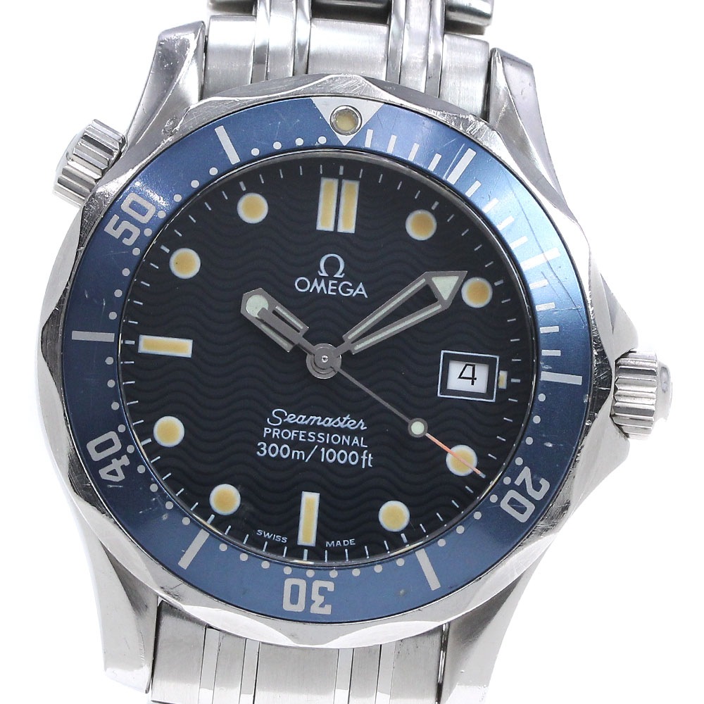 オメガ OMEGA 2561.80 シーマスター300 プロフェッショナル デイト クォーツ ボーイズ _862125【中古】