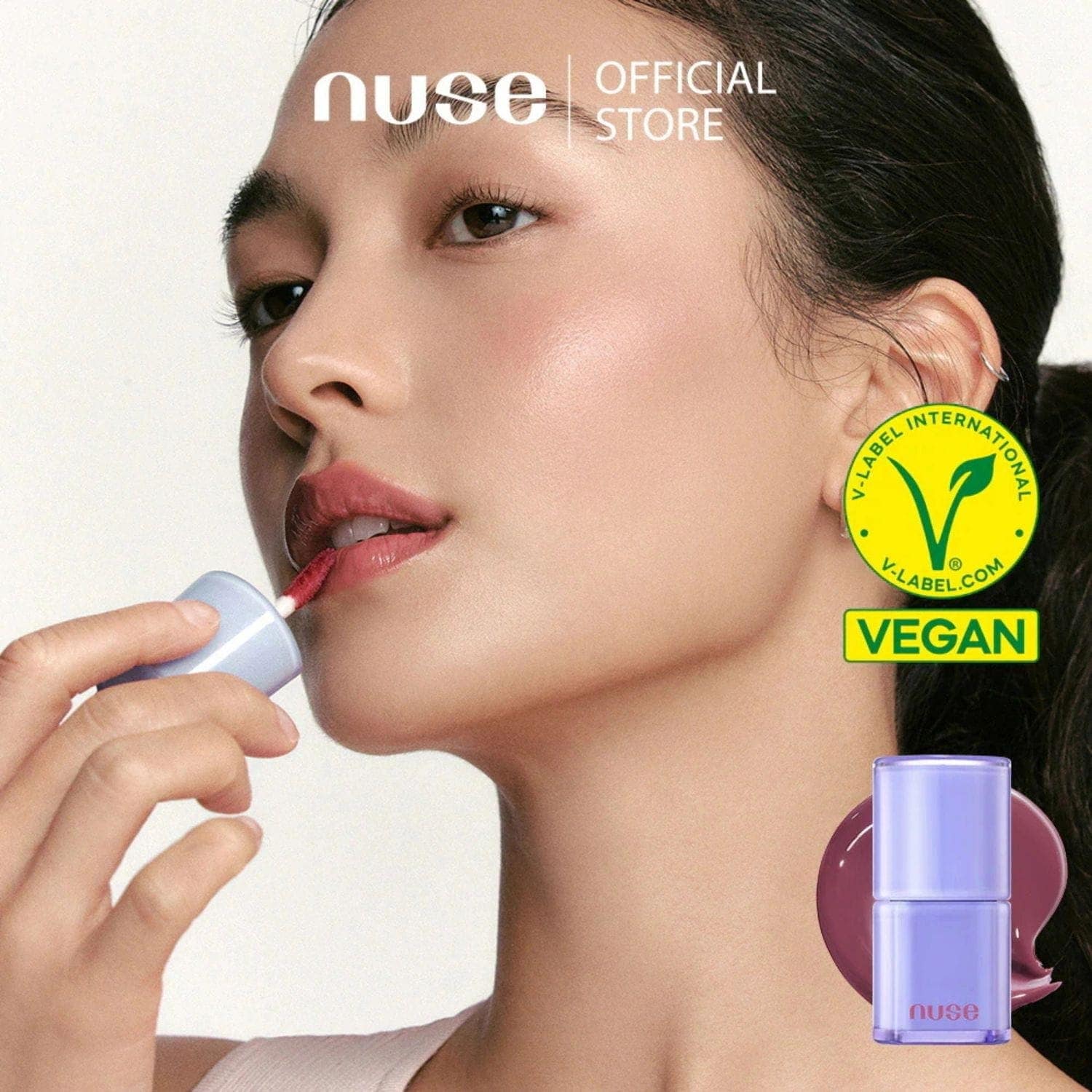 Qoo10] nuse 【公式】 ケアリップチュアル 全9色