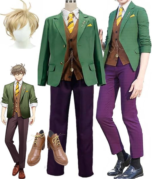 にじさんじ オリバー エバンス コスプレ 衣装 オリバー・エバンス コスプレ 衣装 緑 制服 バーチャル YouTuber　VTuber にじさんじ バーチャルライバ