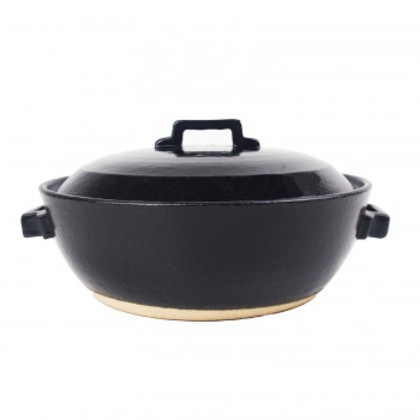 M0228 STYLE土鍋 BLACK IH7号 萬古焼