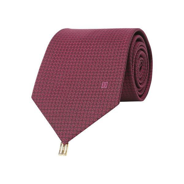 シルク100 クラシック ソリッド ネクタイ レッド__DLF1ACF1232R2