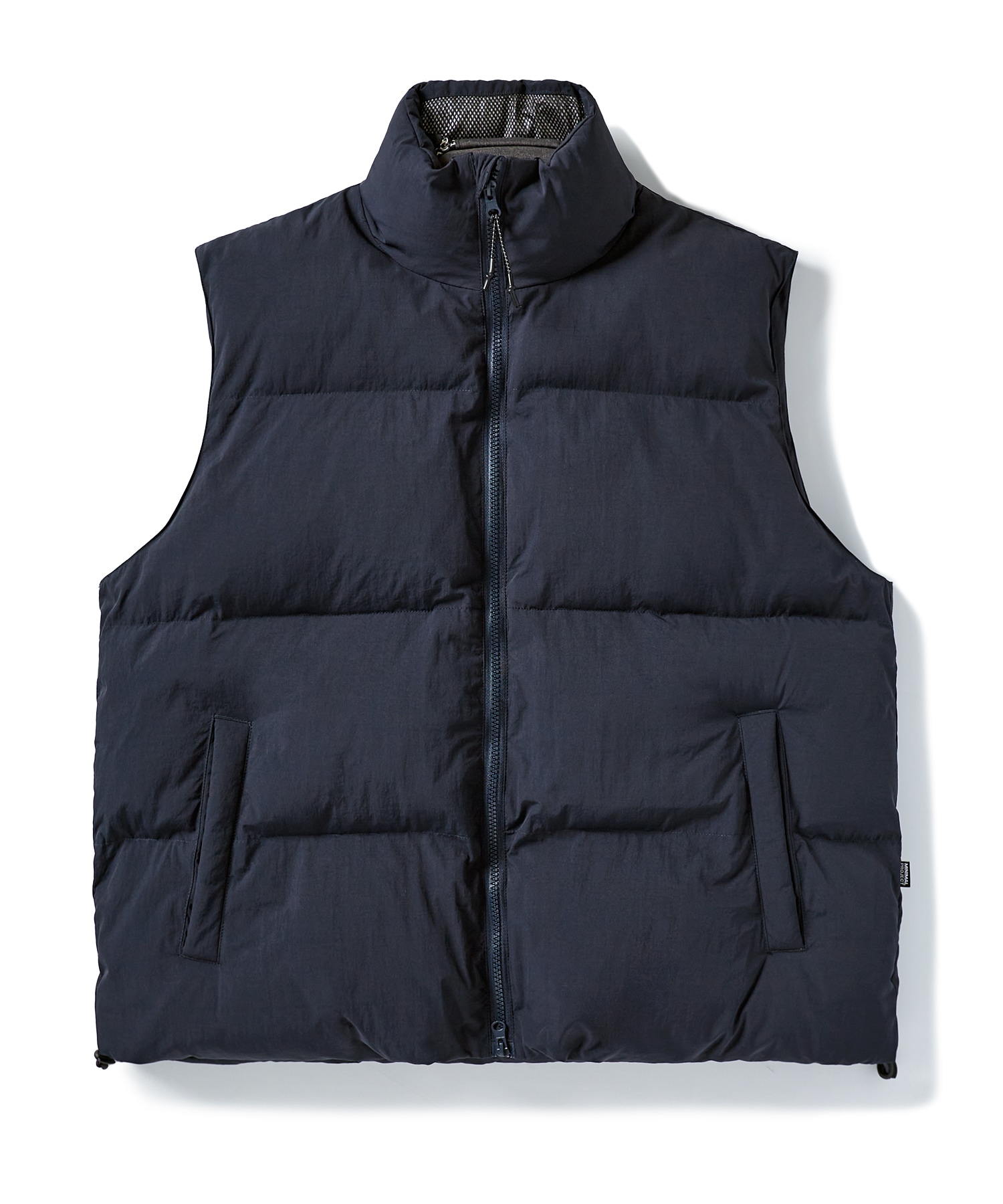 ミニマルプロジェクト MNMP ハイネックパッド入りベスト MVT102 [ネイビー]