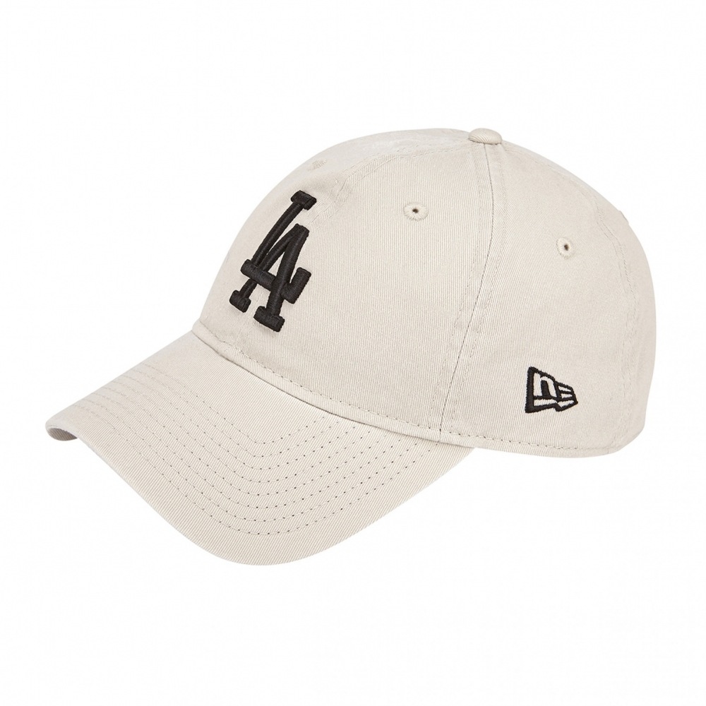NEWERA MLB ウォッシュドベーシック LA ドジャースアンストラクチャードボールキャップストーン/ 14205776