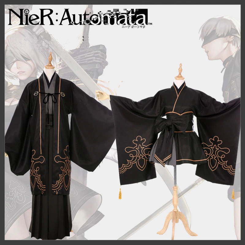 NieR:Automata ニーア オートマタ ヨルハ 2B 9S 着物 コスプレ衣装 コスチューム