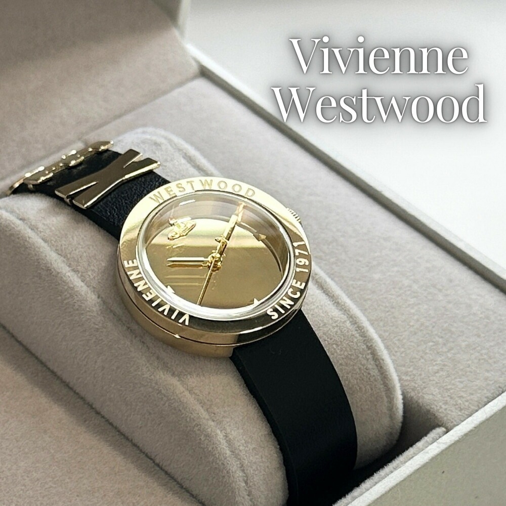 ヴィヴィアン ウエストウッド 腕時計 レディース ブランド ゴールド ブラック かわいい おしゃれ シンプル レディース腕時計 ブランド腕時計 女性 カジュアル ビジネス クオーツ ウォッチ お礼 贈 20,860円