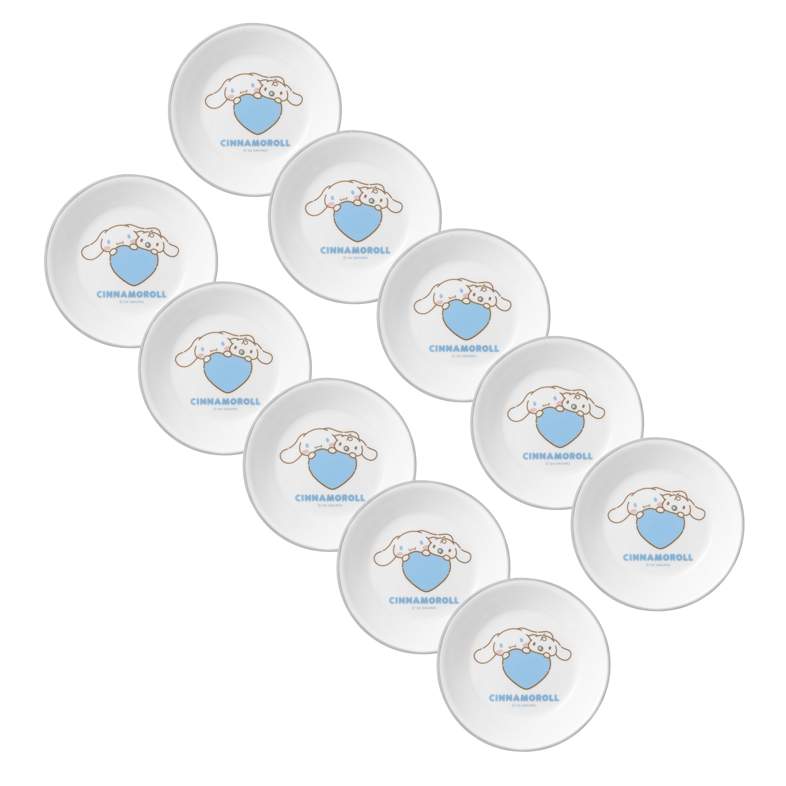 パール金属 CORELLE コレール プレート 皿 外径12cm 割れにくい 軽量 電子レンジ対応 オーブン対応 食洗機対応 シナモロール ミニプレート J405-SNC 10枚セット CP-1984