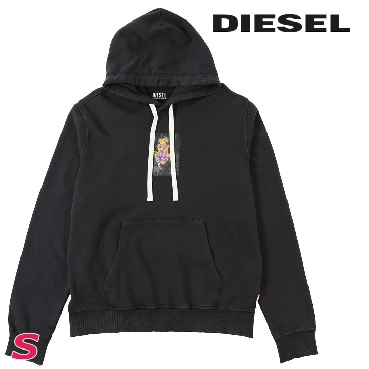 プルオーバースウェットパーカー メンズ S-GINN-HOOD-E2 レンチキュラープリント サルファーダイ加工 die-m-t-f8-1k8