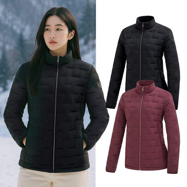 女性用冬グースダウン軽量チューブ登山パッド入りジャケットKSC675SJ2W