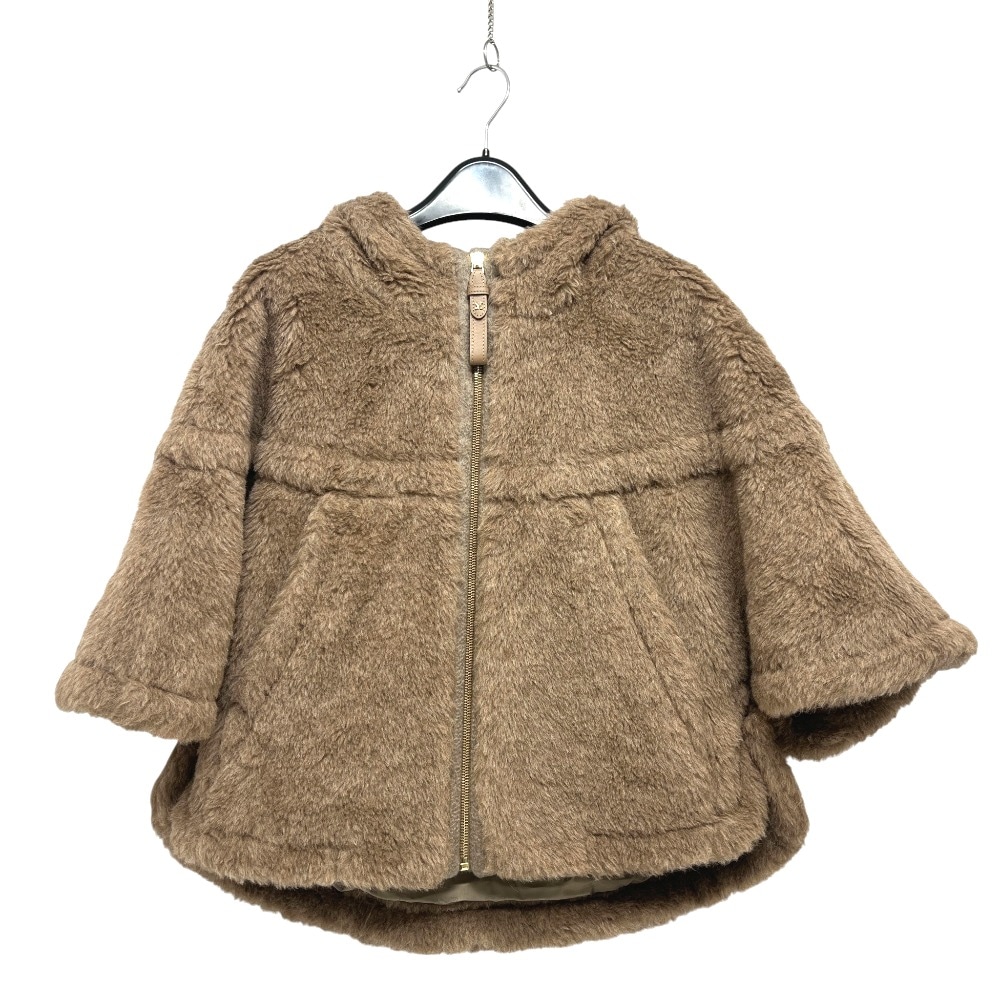 MAX MARA マックスマーラ ポンチョ 25247361826 ペタロ テディベア ケープ アパレル アウター フード付 アパレル アルパカ ブラウン