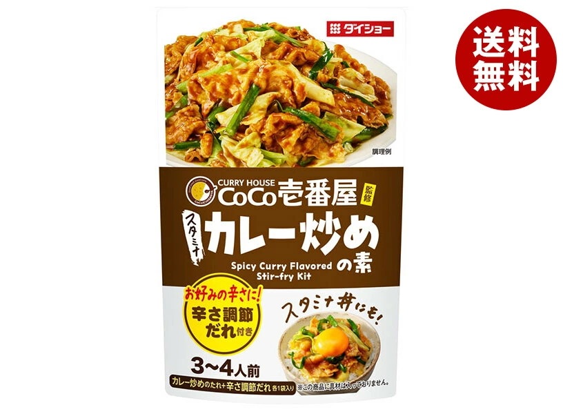 ダイショー CoCo壱番屋監修 スタミナカレー炒めの素 100g×40袋入×(2ケース)