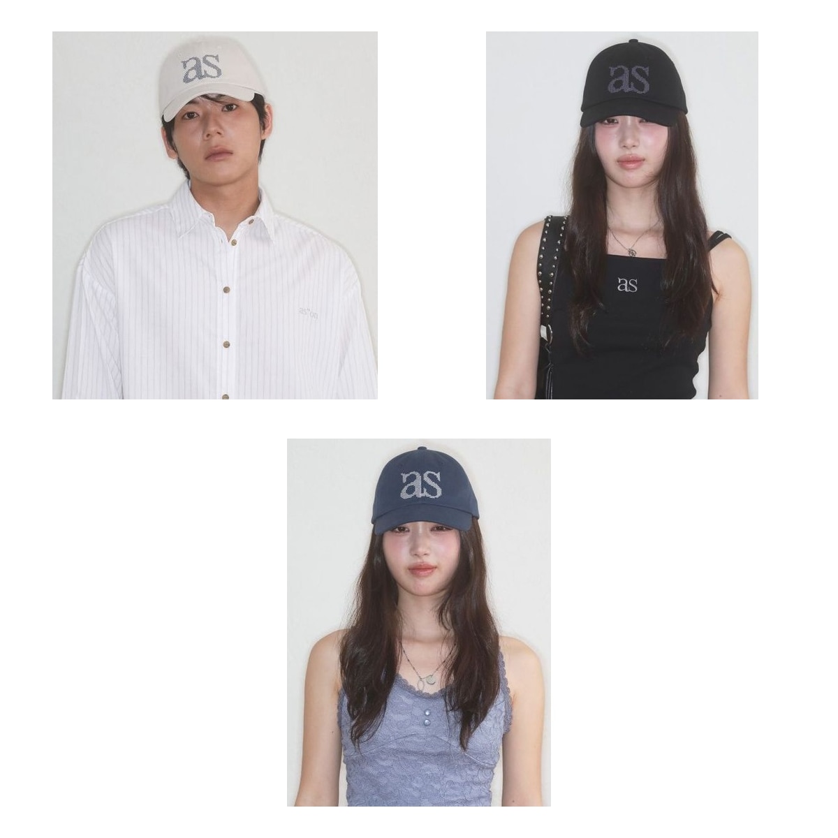 【ASON】 PIECE STITCH BALL CAP 3色 正規品