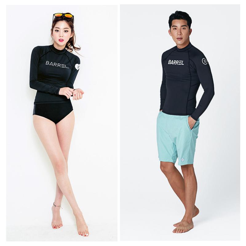 水着 男女用 ラッシュガード カップル お揃い 長袖 日焼け防止 水泳 パンツ 速乾 シュノーケリング サーフィン スポーツタイプ水着 競技 UPF50 紫外線対策