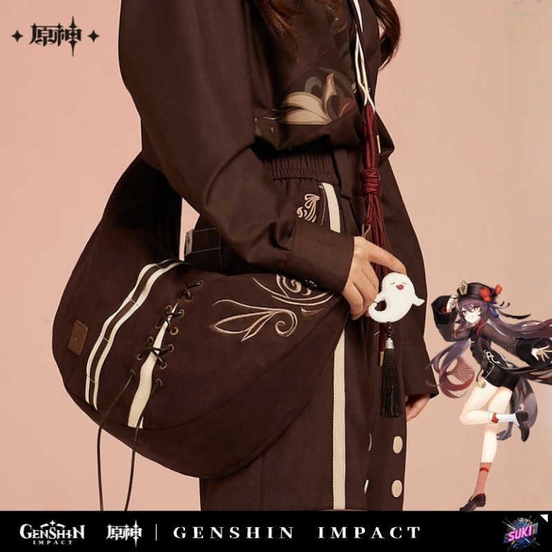【プロ品質を極める!】原神 / 胡桃 / インプレッションシリーズ ショルダーバッグ / Genshin Impact Hu Tao げんしん コスプレ アニメグッズ 痛バッグ