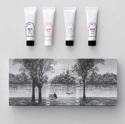上質な香りで癒しの時間を SW19 ミニハンドクリーム 10mL 4本 セット