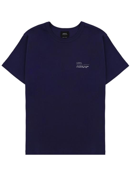 A.P.C. Men T-Shirts COHMW H26577 IAH BLUE