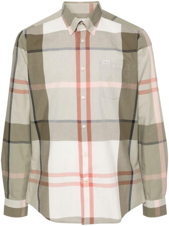 BARBOUR Men Shirts MSH5071 TN24 GREEN