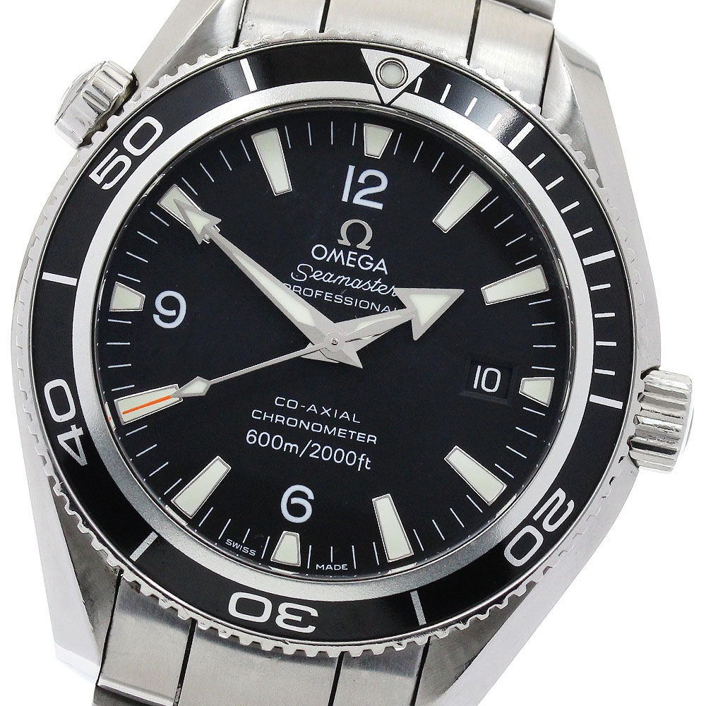 オメガ OMEGA 2201.50 シーマスター プラネットオーシャン 600M デイト 自動巻き メンズ _888607【中古】