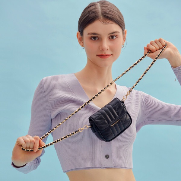 St.Scott コリン ミニ クロスバッグ GBK586 ブラック