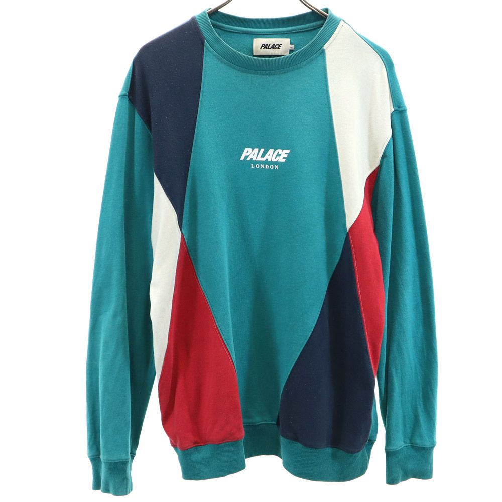 パレス スケートボード 長袖 トレーナー M ブルー系 PALACE スウェット メンズ