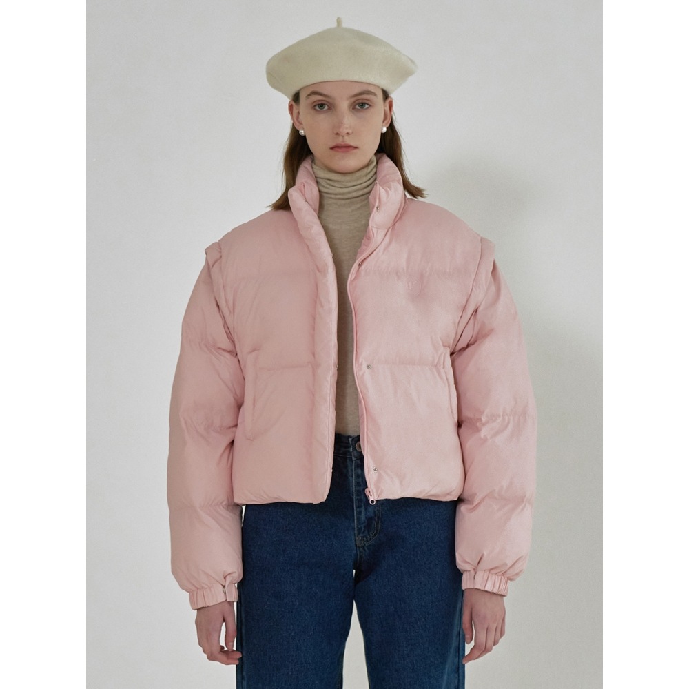 Rolarola 取り外し可能なパファーショートパディング ピンク