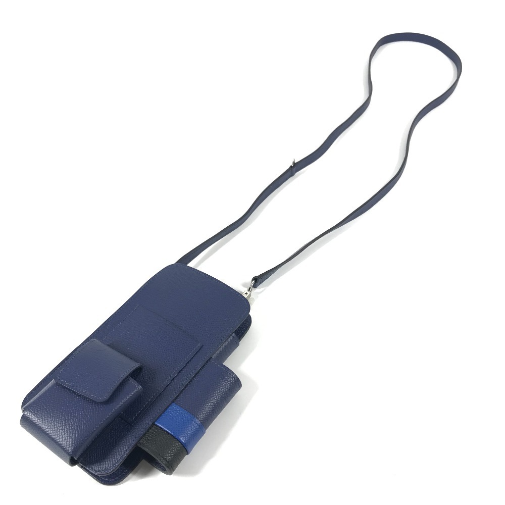 スマートフォンケース WAY ウェイ スマホケース ポーチ ショルダーバッグ iphoneケース アイフォン エプソン ブルー