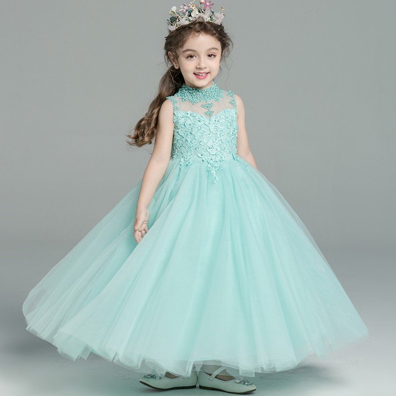 子供ドレス ロング ピアノ発表会 女の子 キッズ フォーマルドレス 子どもドレス お姫様ドレス 結婚