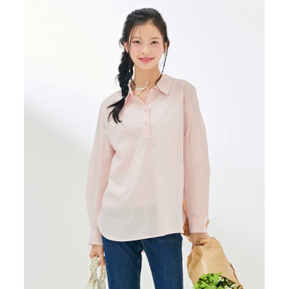 シャセカルト女性用シャーリングディテールブラウス-DARG5462B0Z