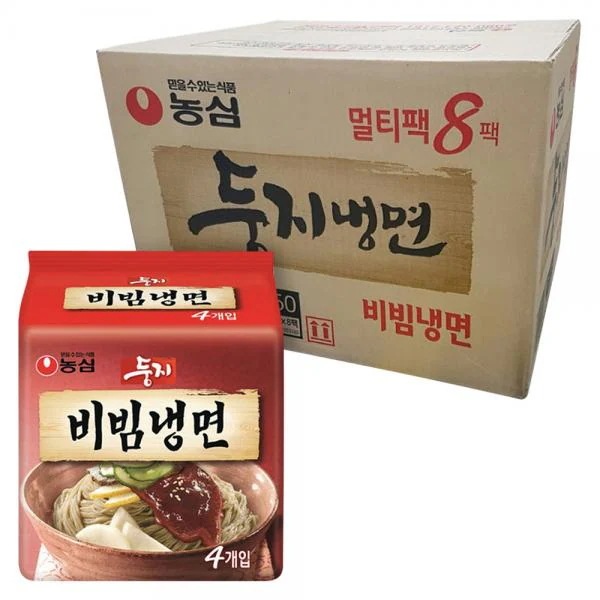 農心ドゥンジ ビビン冷麺 162g 농심 둥지 비빔냉면 162g