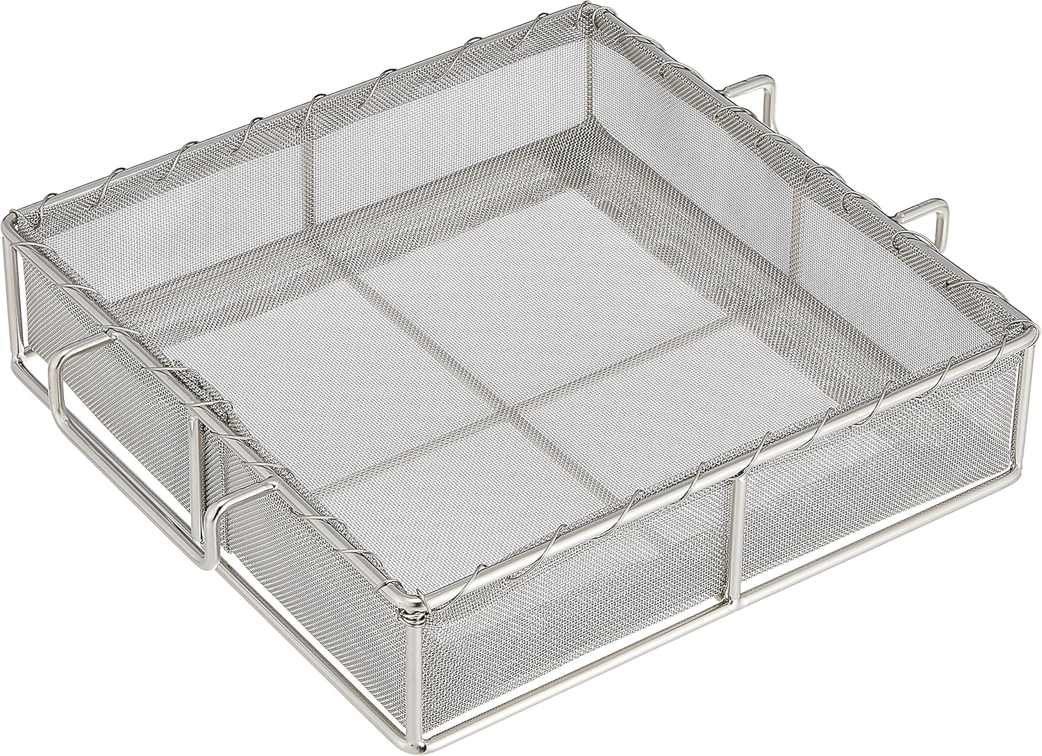 油こし アミ 角型 一斗缶・角ロート兼用 幅×奥行×高さ(mm)203×203×50 使用済の一斗缶を油缶として利用し 油コシアミをセットして使う事の出来る便利アミ 業務用 5,009円