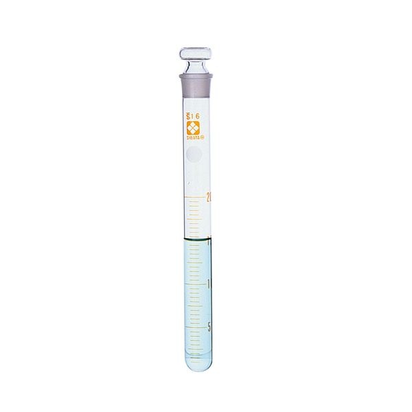 (柴田科学)共通摺合共栓試験管 平栓付 25mL 008380-25A