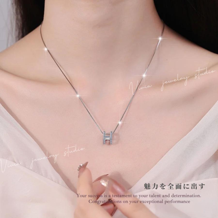 ネックレス モアサナイト レディース プラチナ 仕上げ 金属アレルギー対応 ノンアレルギー シルバー925 人気 おしゃれ ホワイトデーお返し 母の日 女性 ギフト