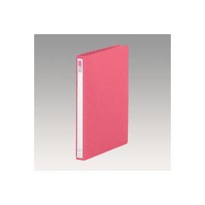 （まとめ） リヒトラブ Avanti リングファイルカドロック＆ツイストリング A4判タテ型（背幅27mm） F-867U-12 桃 1冊入 (×10セット)