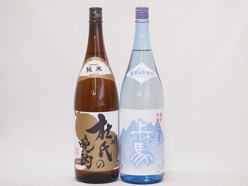 地酒晩酌2本セット(杜氏の晩酌 純米(新潟県) 名水政宗上げ馬 純米吟醸 (三重県)) 1800ml