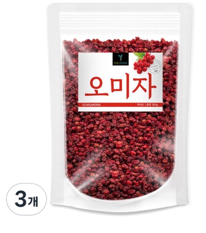 ピュアヤング ガンオミザ 300g3個 おみざ ムンギョンオミザ 粉末パウダー 五つの味 リグナン 韓国車