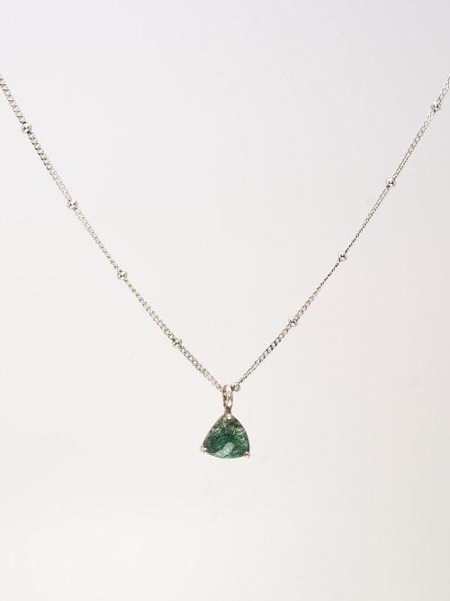 【HARANG】 HR 25N_Triangle Cut Gem Necklace 正規品