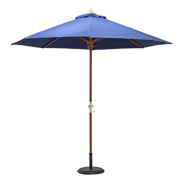 [C/D:60155] 木製パラソル ２７０ｃｍ ネイビー ２７０ＮＶ