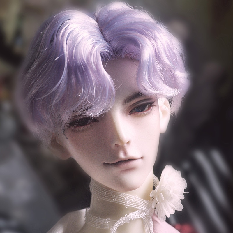 5色BJDドール用ウィッグ 韓国アイドル風 前髪スタイル 特柔らかい糸 SD/小顔SDサイズ人形用