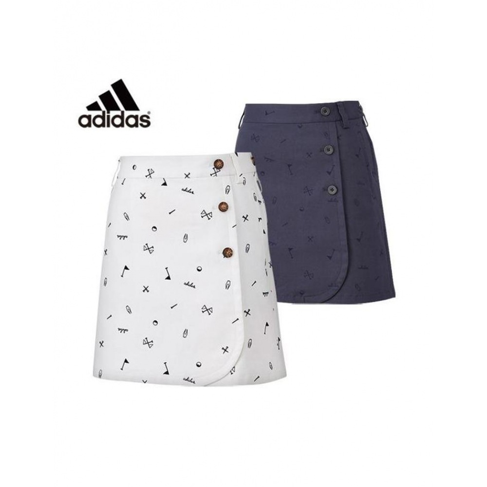 アディダスゴルフアディダス FW モノグラムレディーススカート N68221 N68222
