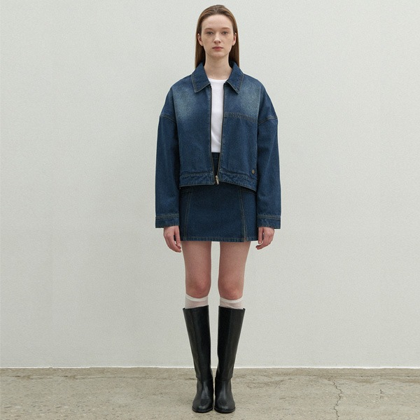 (JK-2961)CHLONY SET-UP DENIM JACKET
