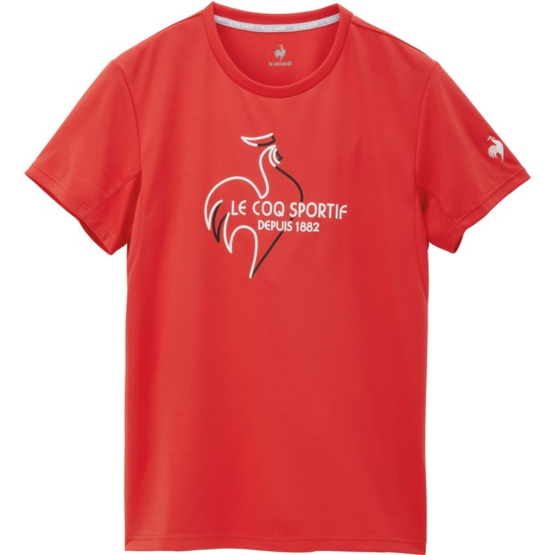 SUNSCREEN プラクティスシャツ テニスプラクティクスシャツ (qtmxja07-rd)