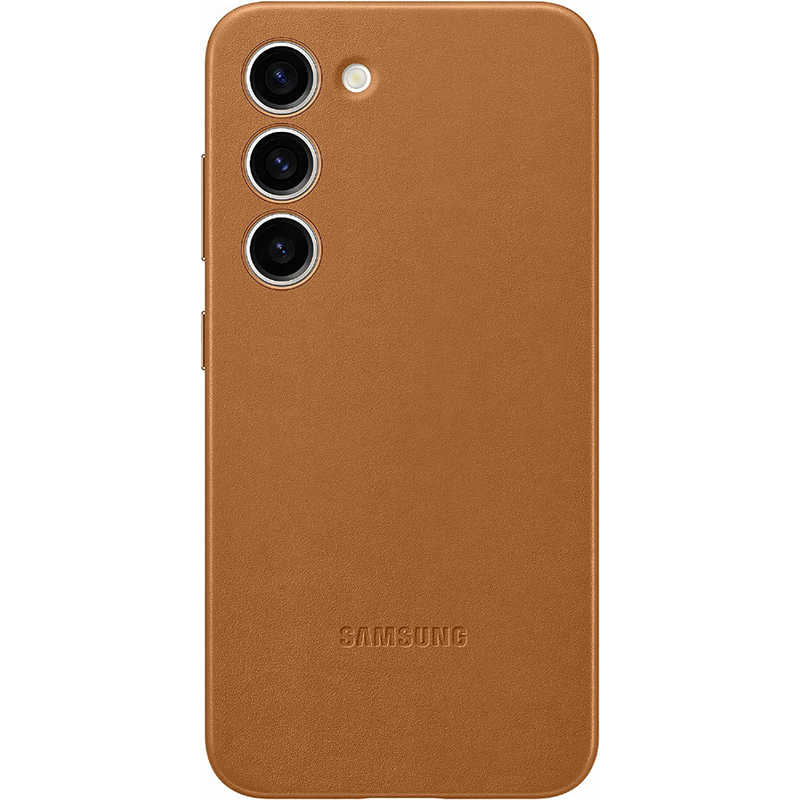 GALAXY　サムスン純正 GalaxyS23 Leather Case/Camel キャメル　EF-VS911LAEGJP