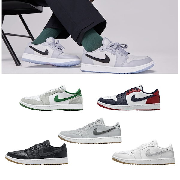 Qoo10] NIKE GOLF エア ジョーダン 1 LOW G スパイ