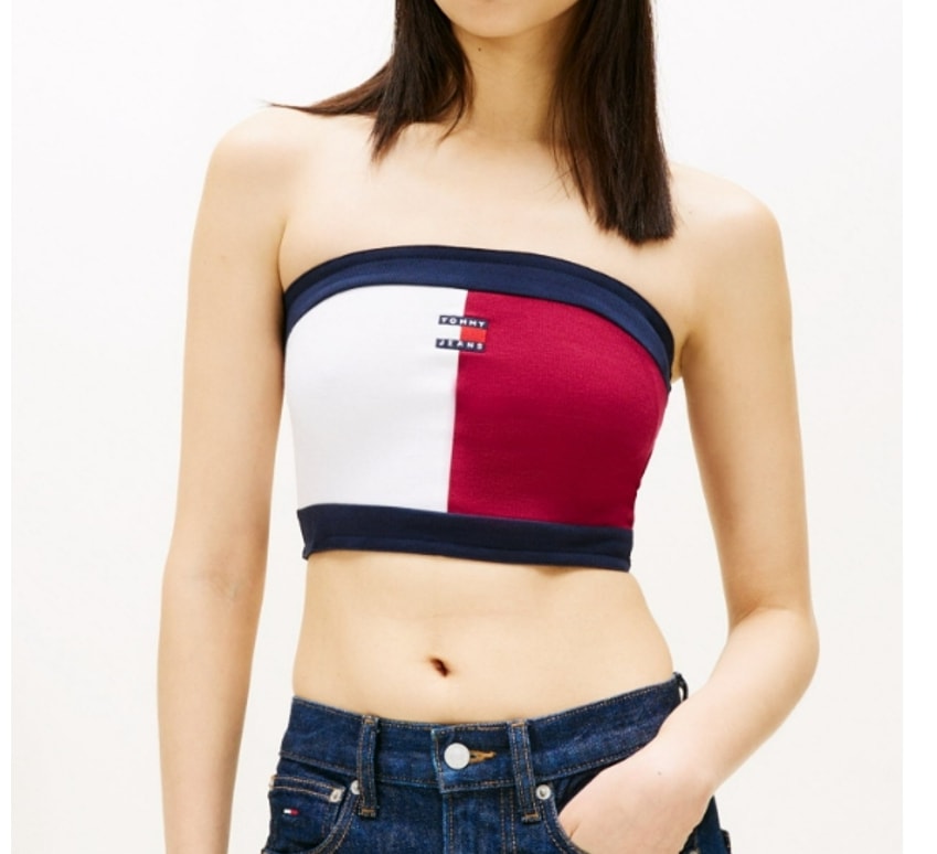 Badge Tube Top (T32G0TTO47TWT1VLC)