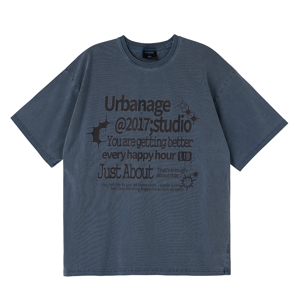 ALIVE Oversized T-Shirt Charcoal