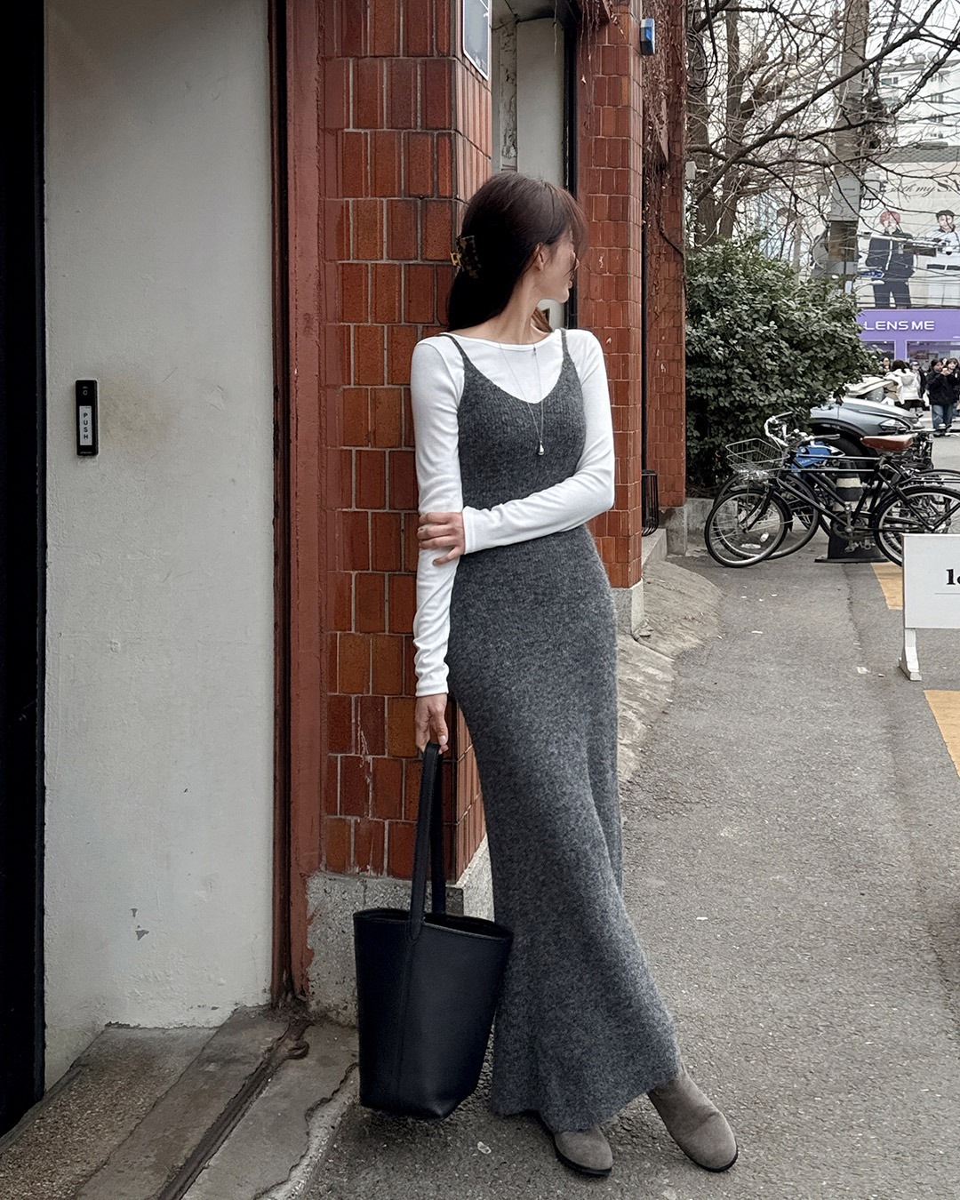 ツォレット ロングワンピース韓国ファッション レディース